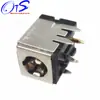 Enchufe de CC de alta corriente de fibra de vidrio plateada, lámpara de escritorio de carga CC, enchufe de alimentación CC-007B, pata recta de cobre enchufable