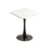 Mesa de comedor blanca de madera maciza estilo wabi-sabi, mesa pequeña minimalista para cafetería, silla tapizada, mesa cuadrada para pastelería francesa, mesa redonda
