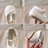 Zapatos de Bebé Nuevos para Primavera y Otoño para Mujer Zapatos de Princesa de Charol Niños Pequeños de Edad Media y Niñas Estilo Coreano Zapatos de Cuero Rojos con Forma de T con Suela Suave