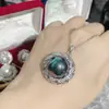 Colar Pingente Geométrico Irregular Versa Brilliant Designer Banhado a Ouro 18K Disco Anel de Argola com Zircônia conjunto