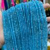 Cuentas sueltas de ojo de gato multicolor corte 3~6mm facetadas corte 64 hilo de mano diy collar de clavícula joyería al por mayor en stock