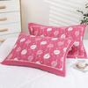Funda de Almohada de Algodón para el Hogar Gasa de Tres Capas Adulto Completo Engrosada Funda de Almohada Individual Absorbente de Sudor Venta al por Mayor Cubierta Toalla Amigable con la Piel