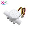 Sensor de Flujo de Agua Hall Interfaz G1/4 para Dispensador de Agua y Purificador de Agua, Medidor de Flujo de Agua Rosca Externa de 2 Puntos para Uso en Máquina RO