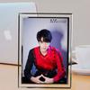 Marco de fotos de cristal Yaxuan de la canción TNT de la Liga Juvenil del Times, pintura de 7, 6 y 5 pulgadas, marco de fotos de vidrio periférico, decoración de mesa