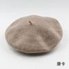 Outono e Inverno Japonês Artístico Wool Wool Beret Korean Candy Color All-match Painter Hat Retro British Belle Hat