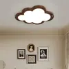 Lámpara de Techo con Protección Ocular de Espectro Completo Lámpara de Sala de Estar Estilo Mid-Century Americano Simple Retro Lámpara para Habitación Infantil Dormitorio Principal