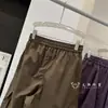 Pantalones casuales funcionales de trabajo estilo montaña para mujer con cintura elástica y cordón, pantalón-falda cropped 13426