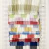 Camisa de vestir de cuadros con arrugas tipo burbuja para mujer, tela de color caramelo, mantel, material de cuadros grandes, salida de fábrica