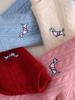 [100% Lana] Suéter Grueso de Doble Hilo de Lana Pura de Invierno para Niños y Niñas, Suéter Base de Lana Pura para Niños