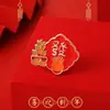 Broche Cavalo 2026 Alfinete de Lapela Decoração de Emblema de Metal Acessórios de Ano Novo Presente Pequeno Atacado Yiwu