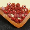 Piedra Cruda de Cinabrio Natural Arena de Cristal Cuentas Sueltas Cuenta Individual Alto Contenido Hecho a Mano Accesorios DIY Pulsera Mayoreo