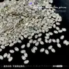 Set de mini pedrería de circonia blanca brillante para uñas, pedrería irregular de fondo plano, accesorios populares de colores mixtos para decoración de uñas