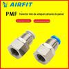 Placa de perfuração tipo AIRFIT AIRTAC PMF8-G02 divisão através de junta de dente interno cânula pneumática