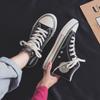 Sapatos de lona de cano alto para primavera e verão, estilo Hong Kong, ulzzang All-match 2020, sapatos de estudante, sapatos brancos da moda
