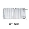Accesorios para coche: parasol de película de aluminio de una cara, protector solar frontal para coche, parabrisas delantero, parasol para coche, sombrilla solar