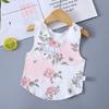 Chaleco de algodón para bebé, ropa básica para las cuatro estaciones, chaleco de media espalda para bebé, camiseta básica para bebé de 0 a 1 año, protección abdominal