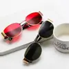 Óculos de Sol de Armação Pequena Nova Moda 2020 Personalidade Europeia e Americana Óculos de Sol Retrô Moda de Celebridade da Internet Óculos de Sol Ovais