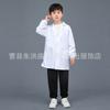 Bata Blanca de Manga Corta, Ropa de Presentación Infantil, Ropa Quirúrgica, Ropa de Doctor, Overoles, Ropa de Enfermera, Ropa para Actuaciones de Juego de Rol