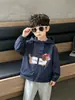 Q243 Ropa Infantil Chaqueta para Niños Estilo Primavera y Otoño Fresco Guapo Niño Pequeño Cortavientos con Capucha Nueva Chaqueta Cortavientos de Otoño para Niños