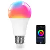 Foco Led Inteligente Tuya A19 Control por Voz Alexa Temporización Atenuación Ajuste de Color Bluetooth Foco A60 Rgbc