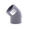 Cotovelo de grau CPVC45 de grau industrial, resistente a altas temperaturas, cotovelo de PVC-C de grau químico, acessórios para tubos de plástico, resistente a ácidos