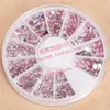 Remate Super Brillantes Pegatinas para Uñas, Pedrería para Uñas, Pedrería Acrílica de Fondo Plano, Caja de Transferencia DIY, Remaches Mixtos