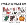 Novo HL004 engraçado caveira abóbora sangue handprint Halloween janela de vidro Home Wall adesivo de parede decorativa