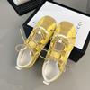 Aumento de Altura Interior de 5 cm, Zapatos de Entrenamiento Moral para Niñas Dulces, Zapatos Planos Plateados Estilo Mary Jane Deportivos Estilo Coreano de Piel Genuina para Mujer, Zapatos Casuales