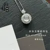Pingente Gong Fu Dou Mo Yu de Alta Translucidez Prata Inlaid Zircônia Ovo Verde Ornamento de Jade Múltiplos Estilos em Estoque Lote Misto Offline