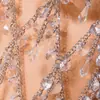 Vestido de Cuerpo con Borlas de Pedrería de Alta Resistencia de Fábrica AYJ para Chicas Calientes Europeas y Americanas, Atuendo Sexy de Fiesta en Discoteca y Performance
