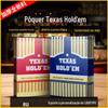 [Direto do Fabricante] Cartas de Poker Texas à Prova d'Água Pvc Laváveis Letra Grande Plástico Fosco em Estoque Texas Hold'Em