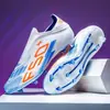 Nuevos zapatos de fútbol juveniles de corte bajo sin costuras para la Copa del Mundo, zapatillas deportivas de entrenamiento para estudiantes con tacos largos y cortos para hombres y mujeres