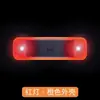Luz Central de Carregamento Solar para Ciclismo Noturno, Anti-Colisão Traseira, Luz de Advertência Piscante Universal para Motocicletas e Veículos Elétricos