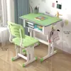 Escritorio y Silla Ajustables para Estudiantes de Primaria y Secundaria Escritorio de Estudio para Niños Escritorio de Escritura para Niños Set de Escritorio para Tareas