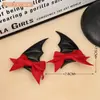 Diadema nueva de Halloween para niños Lazo naranja Pinza para el cabello Divertidos accesorios para el cabello de bruja Decoración para fiesta Tocado para foto
