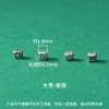 Prata pura s925 contas quadradas geométricas de prata 1,5 mm 2 mm contas espaçadoras acessórios para pulseira de prata DIY