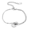 Acero de Titanio CompletoEl Más Vendido Transfronterizo de Amazon, Moda Europea y Americana de Gama Alta, Estilo de Lujo Ligero, Collar con Números Romanos
