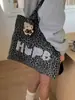 Bolsa de Hombro Casual de Gran Capacidad Nueva Otoño 2025 Transfronteriza Estampado de Leopardo de Nicho Versátil Retro Bolso de Mano para Viajar