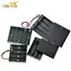 Caixa de Bateria com interruptor 5 pilhas AA 7 pilhas AAA 7 suportes de bateria 18650 com tampa 1 compartimento 2 compartimentos 3/4/5/6/8 compartimentos 9V
