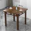 Mesa Cuadrada Pequeña Antigua Madera Maciza Combinación Comedor Hot Pot Mesa Ocho Inmortales Muebles Mesa Personalizada Apartamento Pequeño Flor Tallada