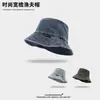 Sombrero de Pescador Casual de Mezclilla con Ala Ancha, Nuevo y de Moda para Primavera y Verano Estilo Coreano para Mujer, Sombrero de Cubo de Moda para Exteriores, Parasol y Protección Solar para Hombres
