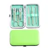 Set de Cortauñas de Colores Brillantes Transfronterizo Regalo Promocional Set de 6 Piezas de Herramientas de Manicura con Logo Impreso Set de Manicura