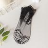 Calcetines de encaje para mujer, primavera y verano, finos, estilo japonés, bonitos, de malla transpirable, calcetines de moda, calcetines náuticos de encaje.