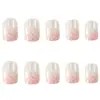 Parches de Manicura de Moda Rosas y Blancos Frescos, Decoraciones de Flores, Uñas Exquisitas Portátiles, Manicura de Atmósfera Dulce de Venta Caliente Transfronteriza