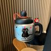 Taza de oficina con asa, termo de acero inoxidable 316 de alto valor de color, taza portátil de gran capacidad, taza creativa para el hogar, taza de café