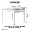 Máquina de mahjong de bajo ruido, máquina de mahjong totalmente automática de doble modo de bajo ruido para uso doméstico, mahjong eléctrico plegable con calefacción para salas de juego