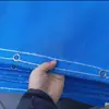 Malla Azul de Alta Densidad Construcción Seguridad Retardante de Llama Resistente al Sol Sitio de Construcción a Prueba de Polvo Marco Exterior de Ingeniería Red Protectora Azul Dalian