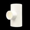 Conexão T de redução de PVC branco para fornecimento de água 25 x 20-250 x 200 conexão T de redução de plástico azul