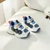 22-31 Nuevo Estilo Zapatos de Cuero para Niños Pequeños y Medianos Unisex Zapatos Deportivos para Bebés Suela Ligera Niños Niñas Correr