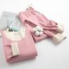 Outono e inverno roupa íntima térmica sem costura terno masculino de AB veludo dupla face lixado roupas de outono masculinas calças de outono femininas atacado